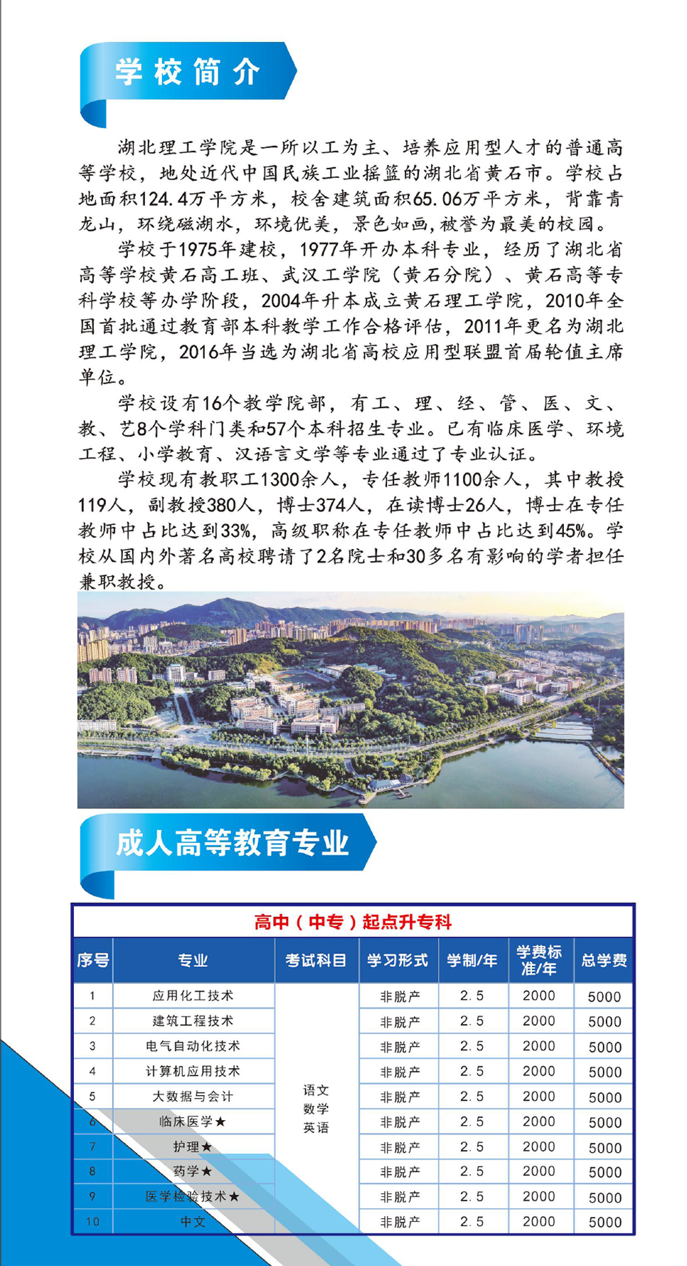 湖北理工学院2024年高等学历继续教育招生简章(图2)