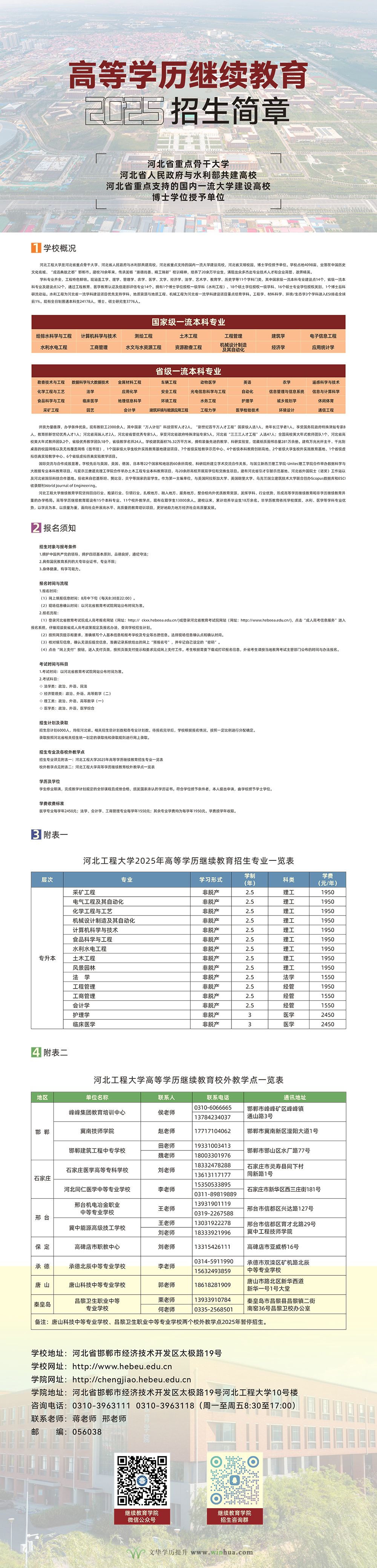 河北工程大学2025年高等学历继续教育招生简章(图1)